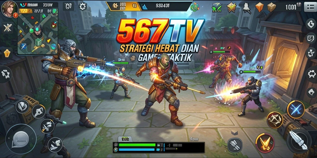 Tampilan gameplay menegangkan dalam 567TV yang menguji strategi Anda.