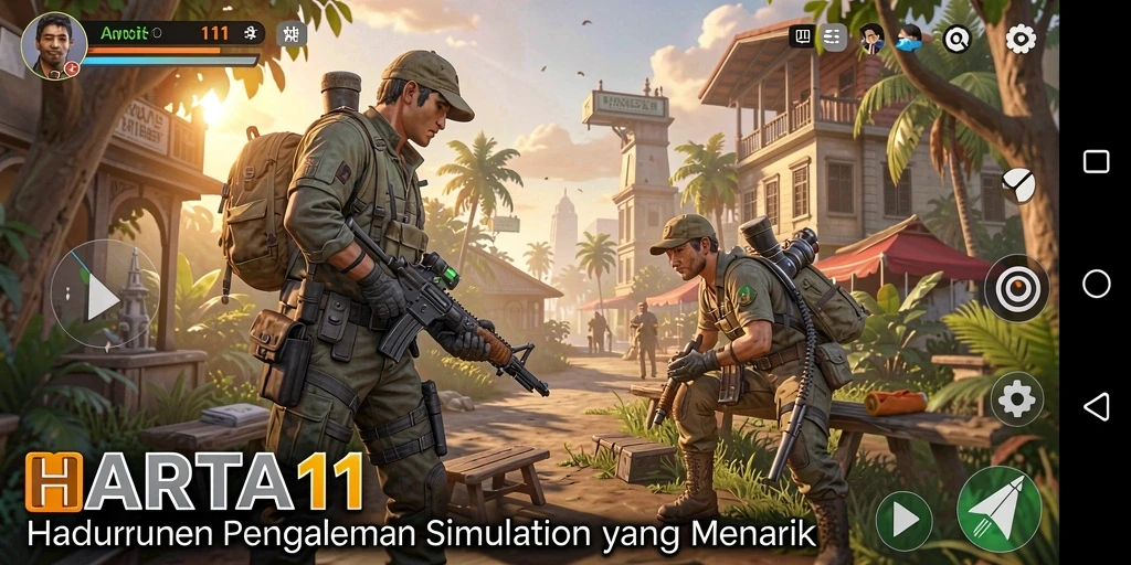 Tampilan gameplay HARTA11 yang menarik dan interaktif.