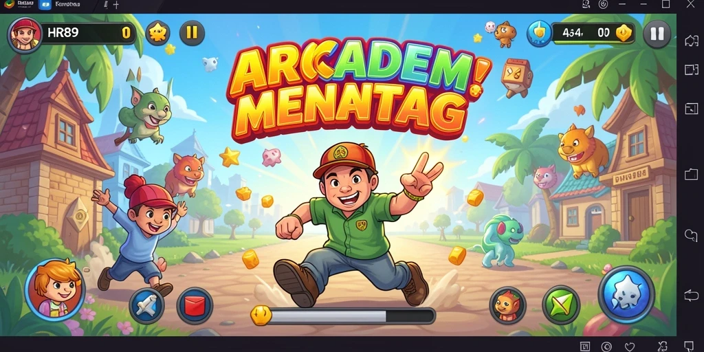 Tangkapan layar gameplay HR89 yang seru dan penuh aksi.