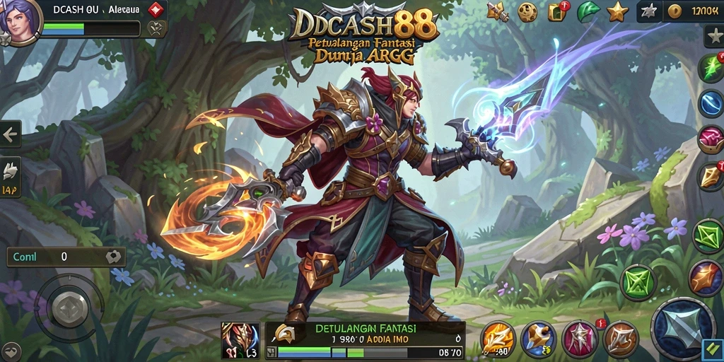 Tampilan gameplay ARPG yang mendebarkan dan grafik menawan.