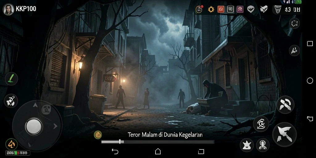Tampilan gameplay <strong>KPK100</strong> yang mencekam dan menegangkan.