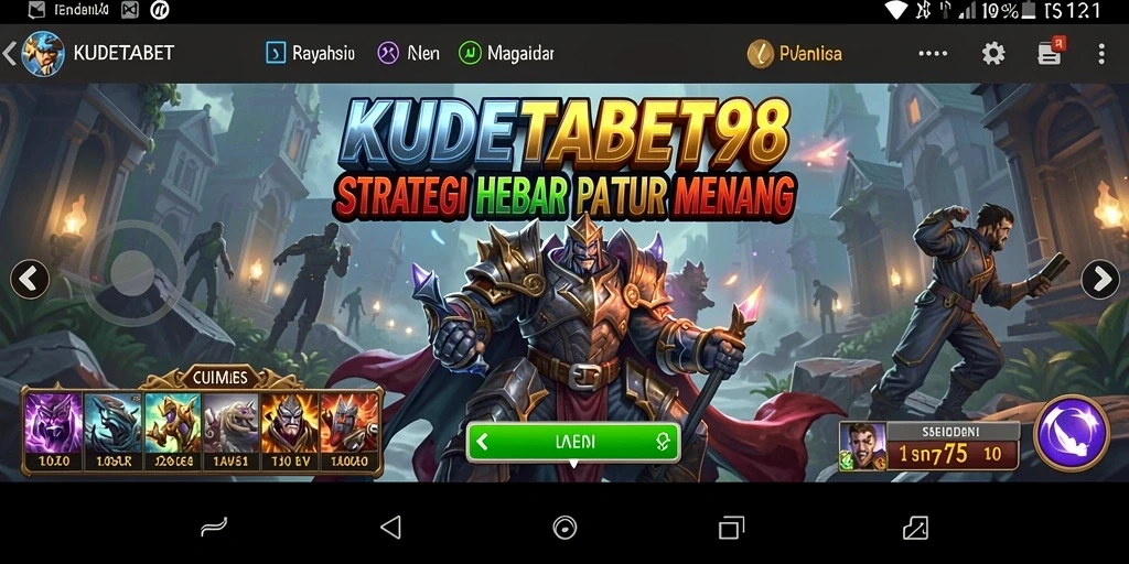 Tampilan gameplay menarik dari KUDETABET98 dengan strategi yang mendalam.