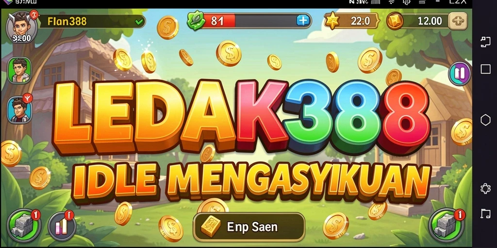 Tampilan gameplay Idle yang menarik dari LEDAK388.