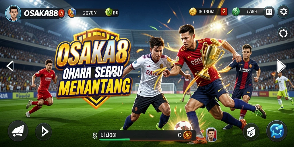 Tampilan utama gameplay OSAKA88 yang seru dan penuh aksi olahraga.