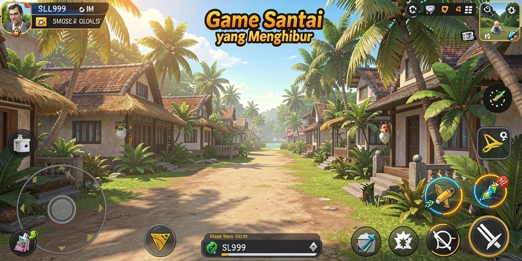 Tampilan menarik dari gameplay SL999 penuh warna dan keseruan.